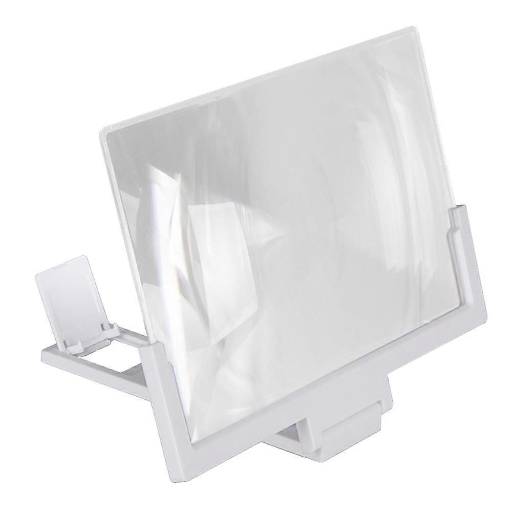 Foldable Phone Stand Magnifier Adjust Distance 3D Video Amplification for Home Office Use 29.5x17cm 1Set