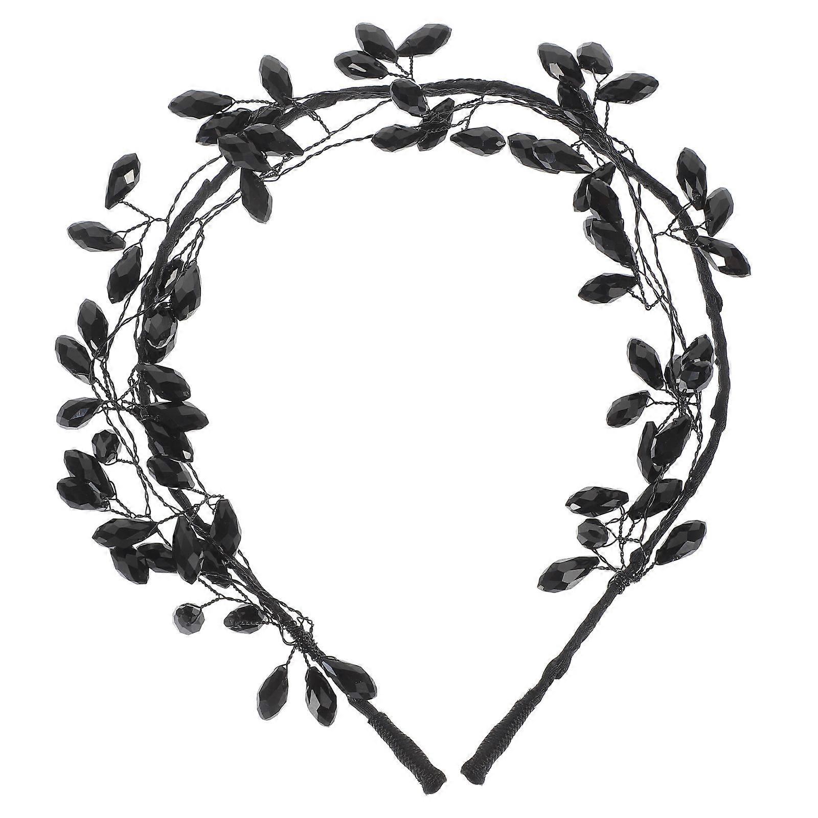 Here's a polished and engaging product description based on the title you provided:

 

**Elegant Faux Crystal Headband for Women – Lightweight Bling