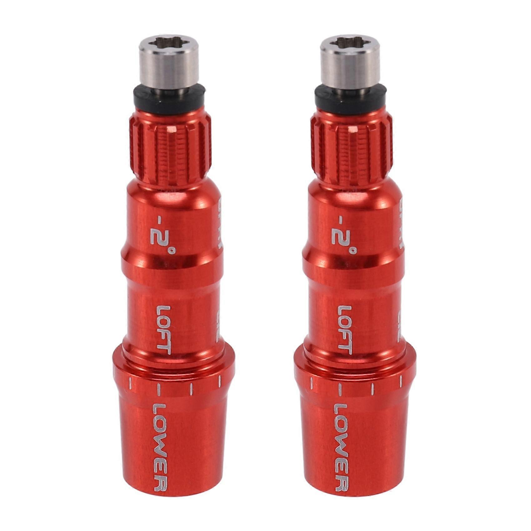 2X 335 RH Golf Adapter Sleeve for SIM, M1,M2,M3,,M5,M6 Custom Driver Red