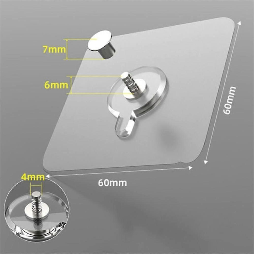 Adhesive Nails Wall Hook Punch-Free Wall Hanger For Photo Frame Hanging Clock Nail Holder Kitchen Bathroom Storage Hooks