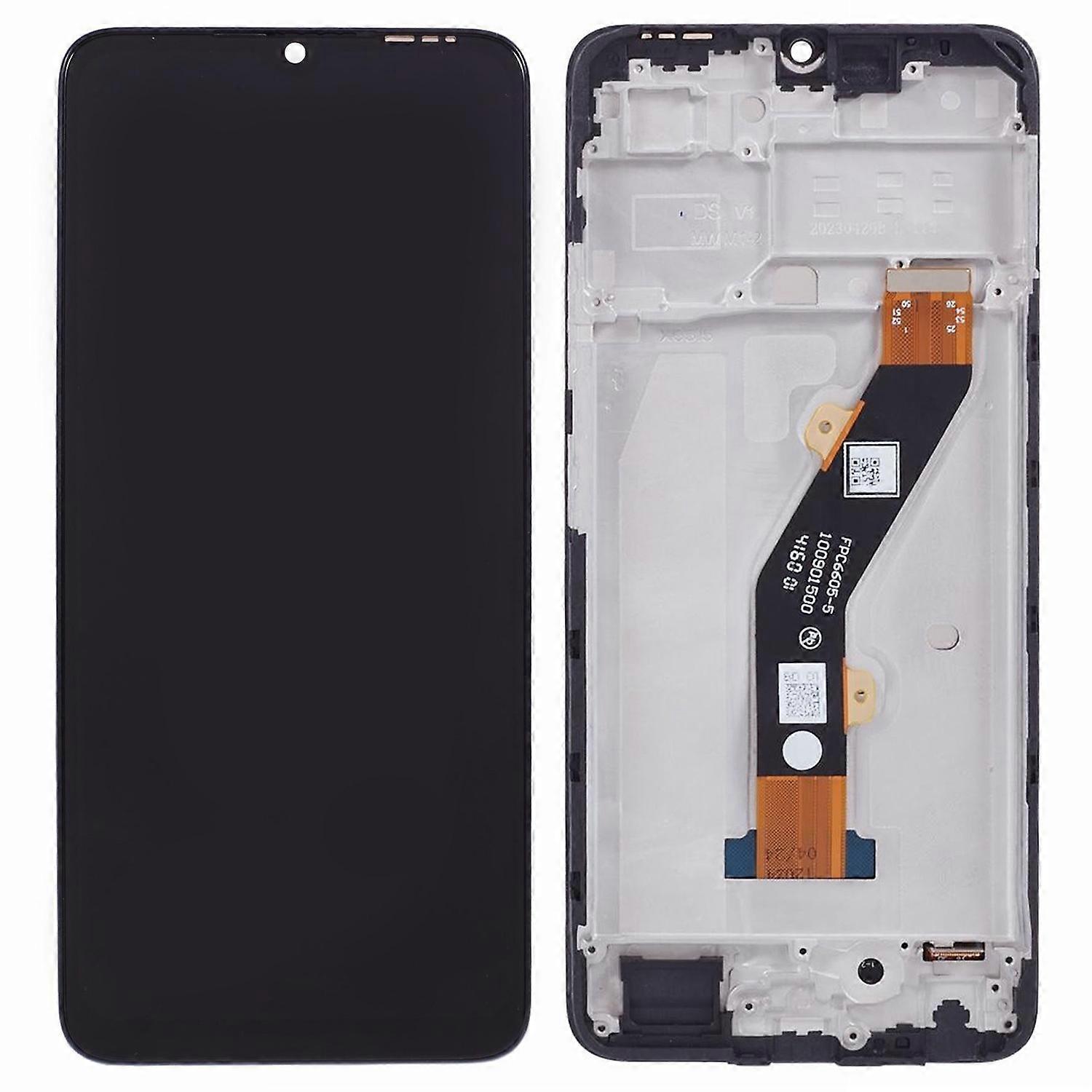 For Infinix Smart 7 4G X6515 Grade C LCD Screen and Digitizer Assembly Frame Replacement Part (Witho