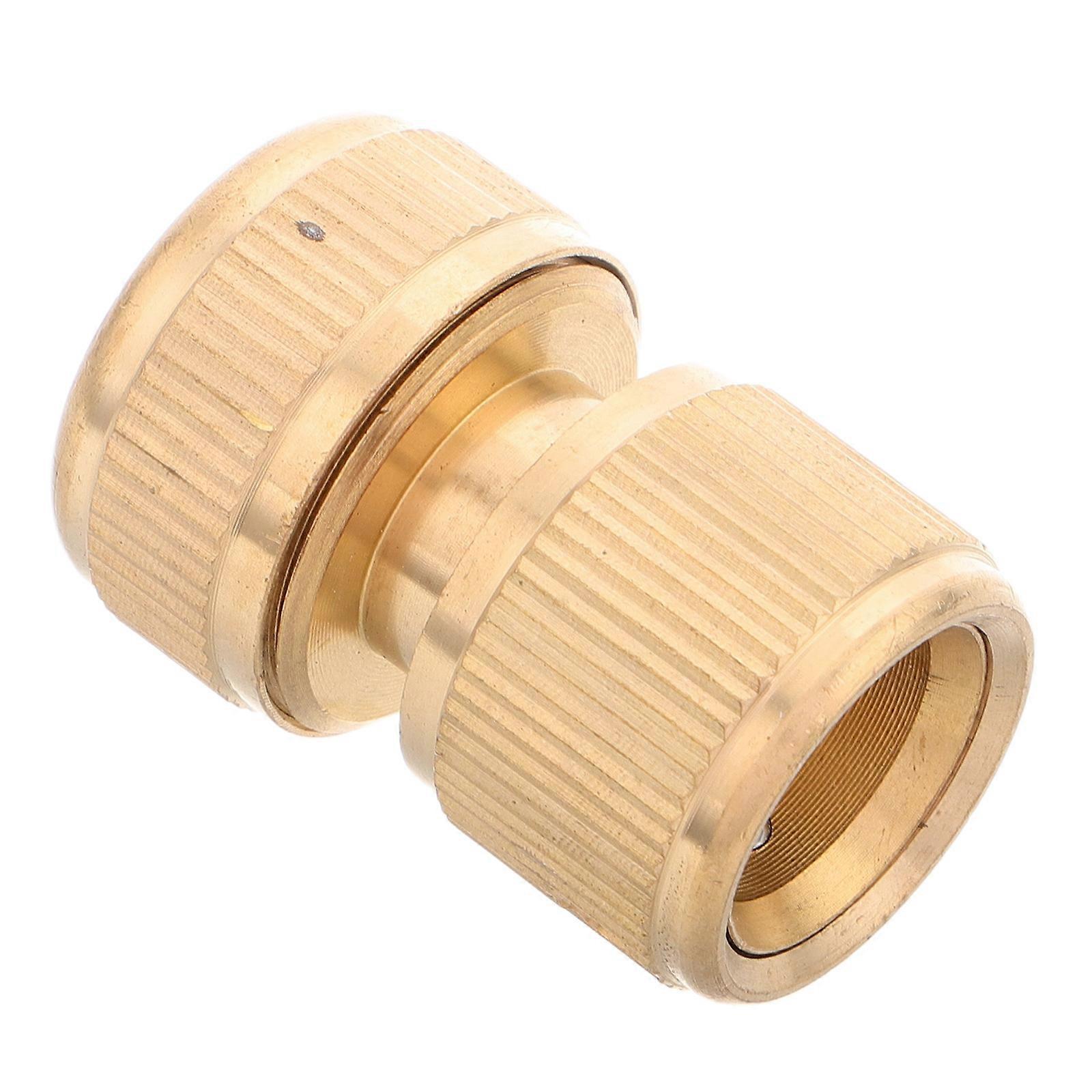 Camper Water Fittings Rv Water Hose Connector For Rv Water System Office Use Golden 4.60X3.20X3.20Cm 1Set