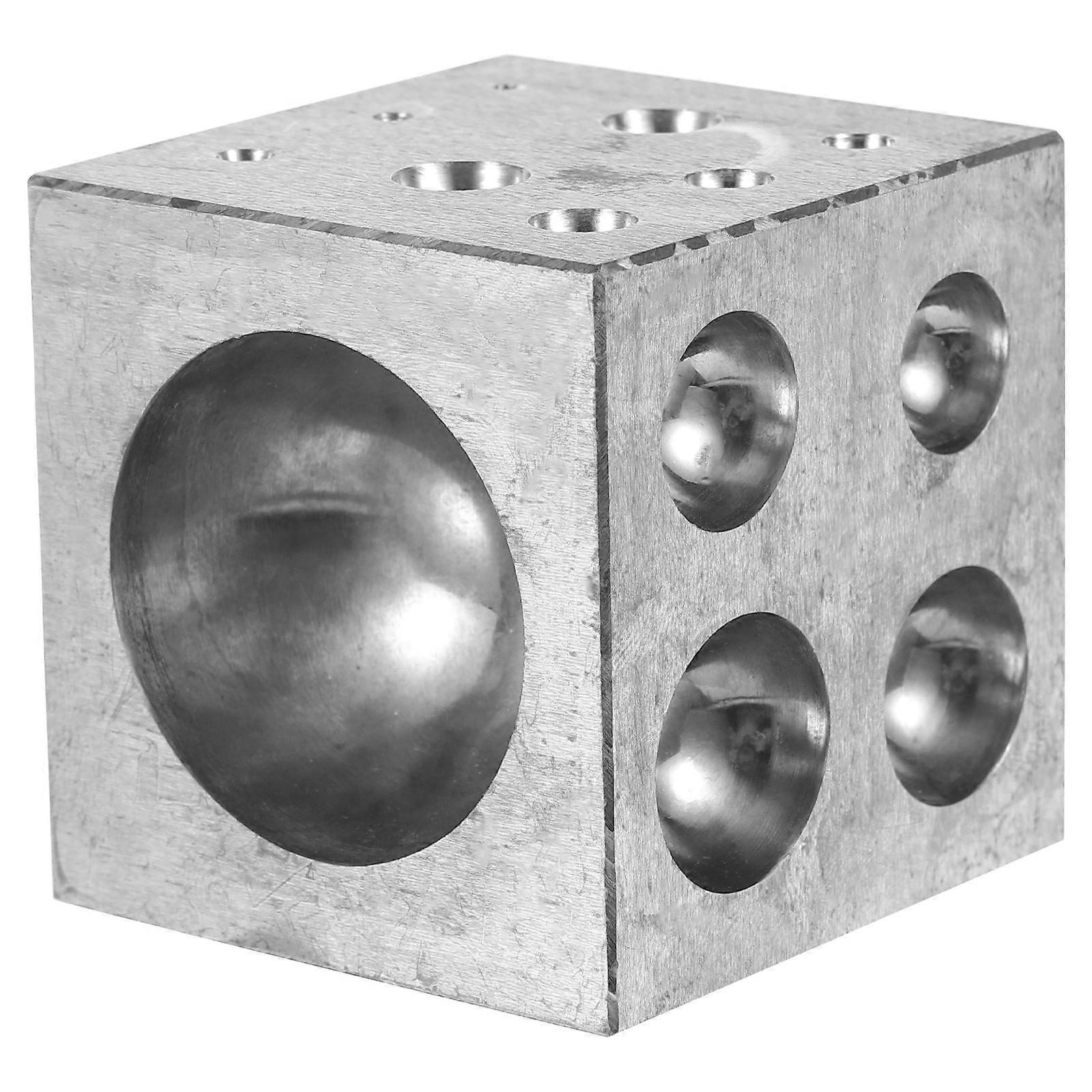 Multi Functional Metal Jewelry Dapping Block Tool for Gold & Silver Craft – Convenient DIY Accessory for Jewelers and Enthusiasts