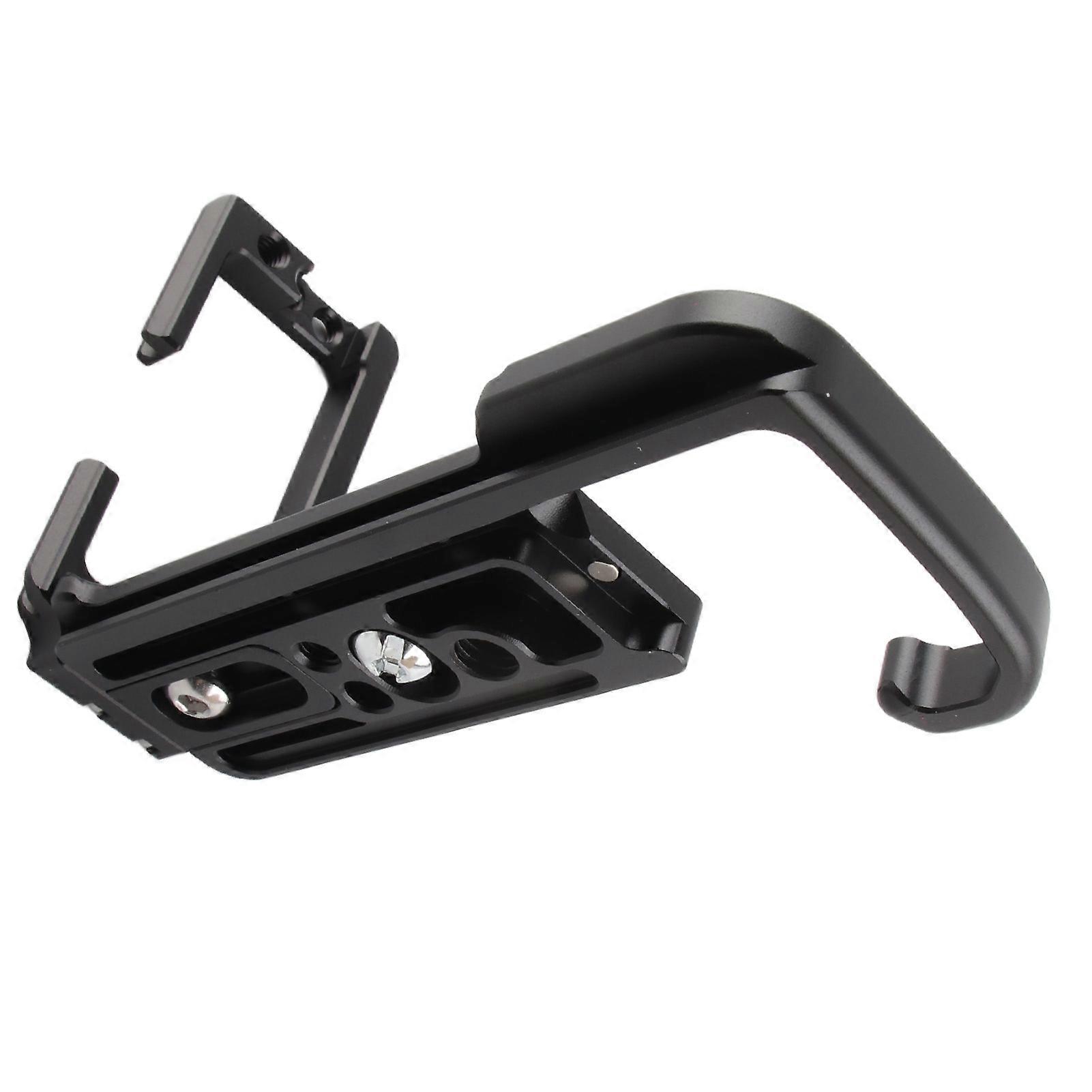 Camera L Bracket Tripod Vertical Release Plate Mounting Plate with 1/4 Inch and 3/8 Inch Screw Hole for A7RV 