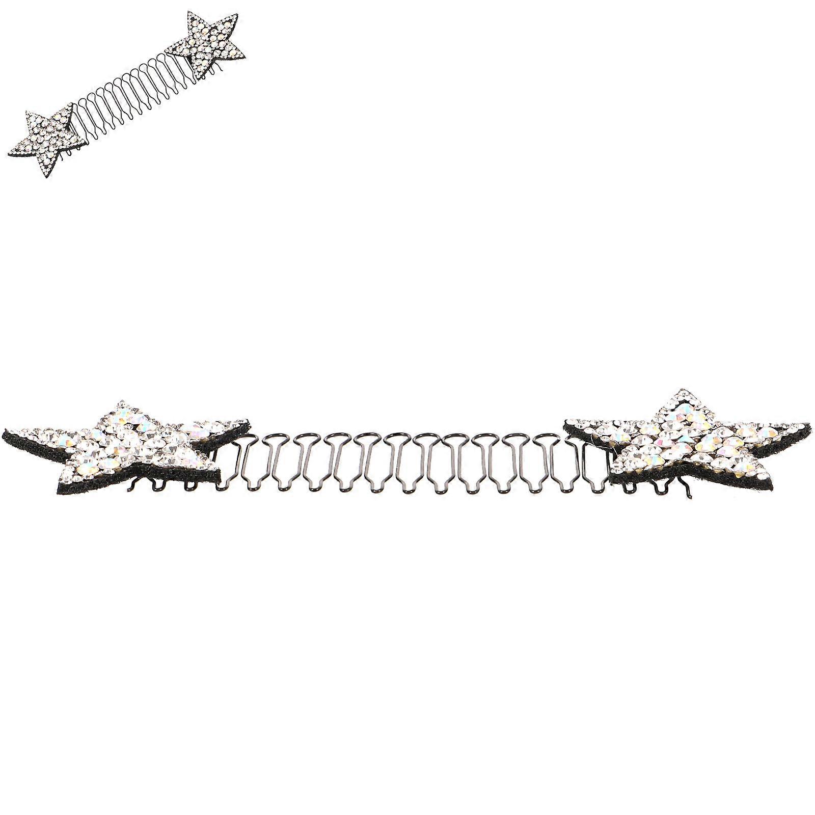 Invisible Hair Clip with Star Design Comfortable Hold Styling Accessory for Women, Suitable for Daily Use and Special Occasions, All Hair Types