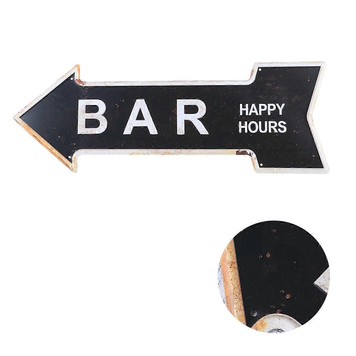 Vintage Iron Art Exit Nameplate For And Hotel Direction Indication Decor 45x16cm 1Set