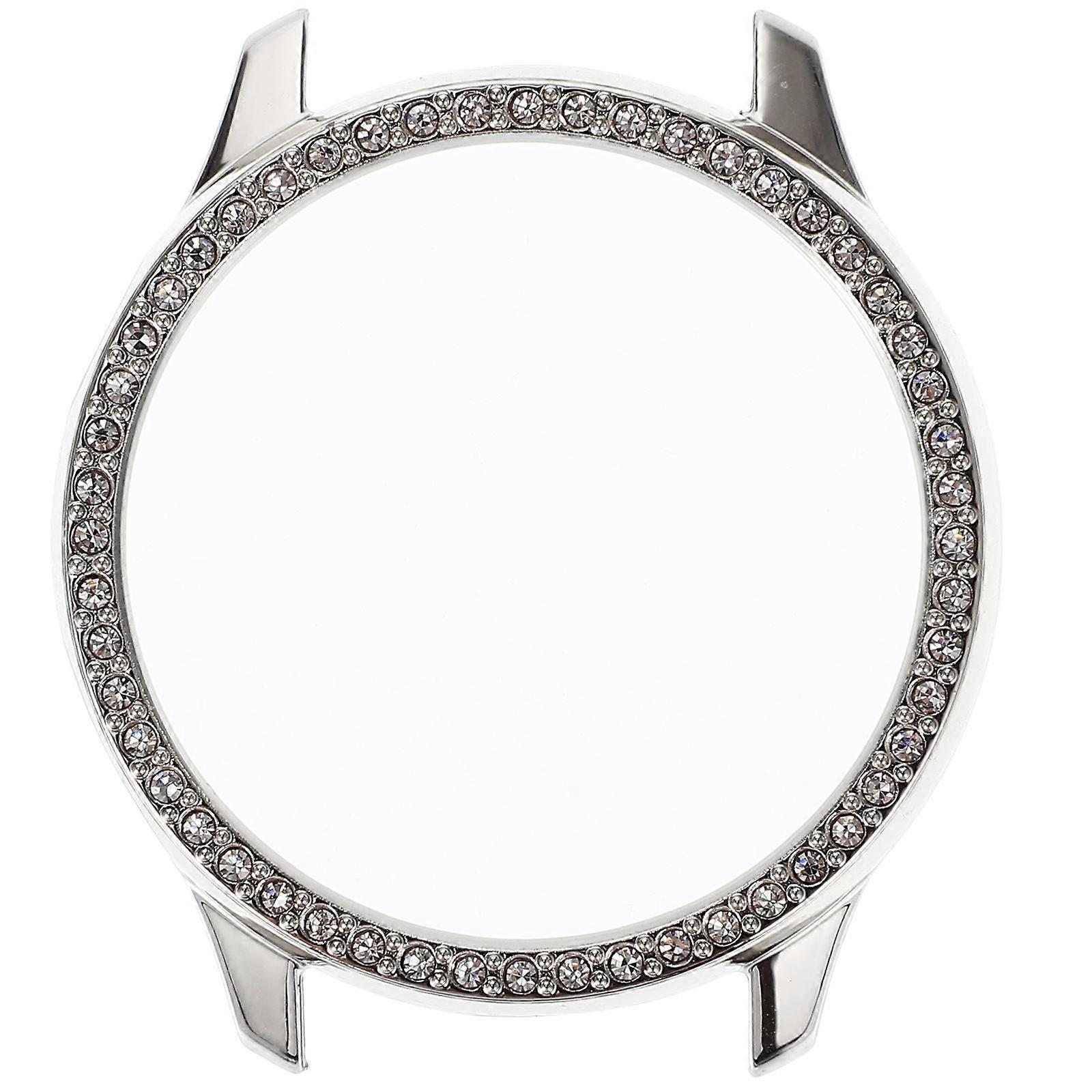Stylish Shockproof Watch Case with Premium PC Material Silver Color for Watch Use 40mm