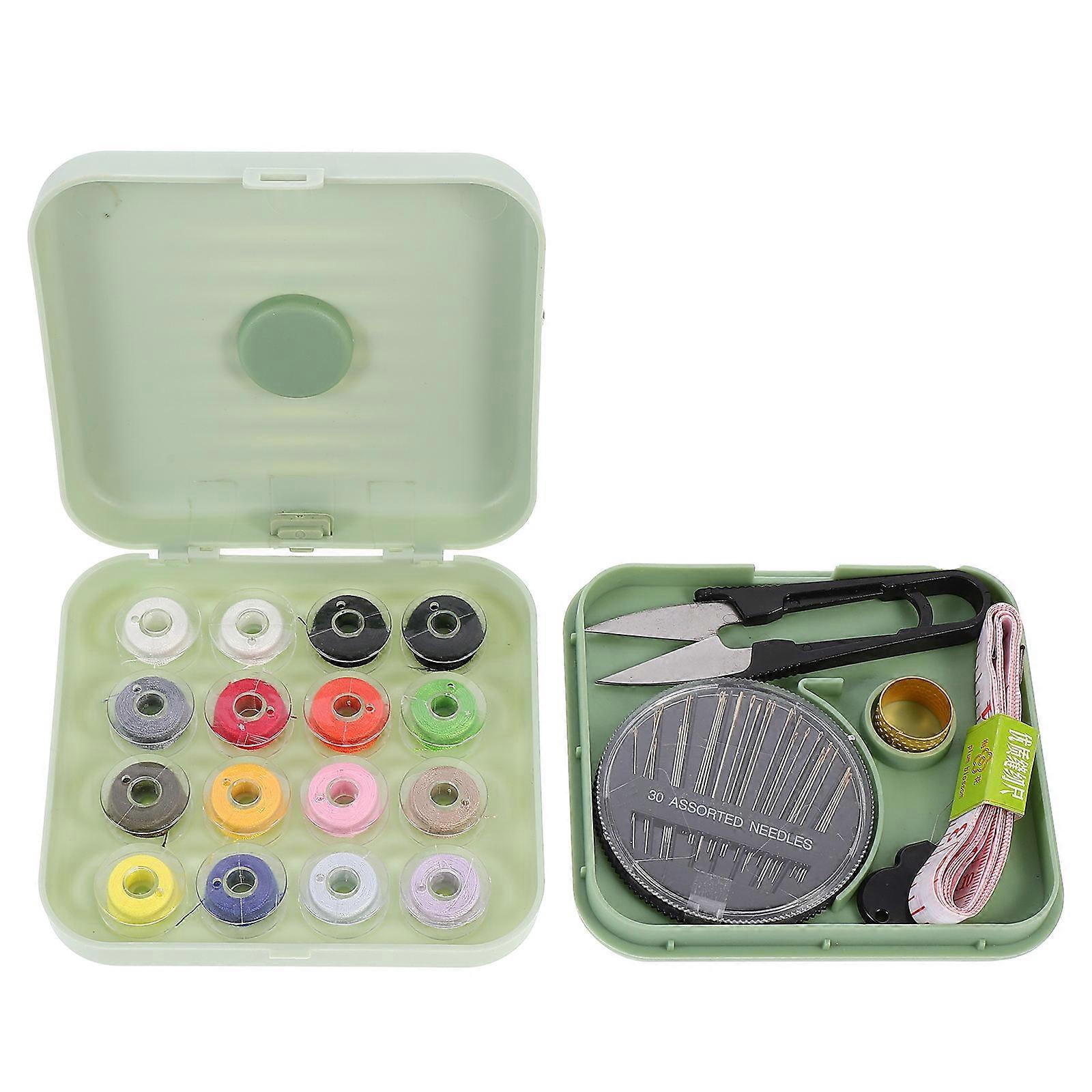 Hand Sewing Repair Tools For Household Use And Beginners Featuring Rectangular Design Set