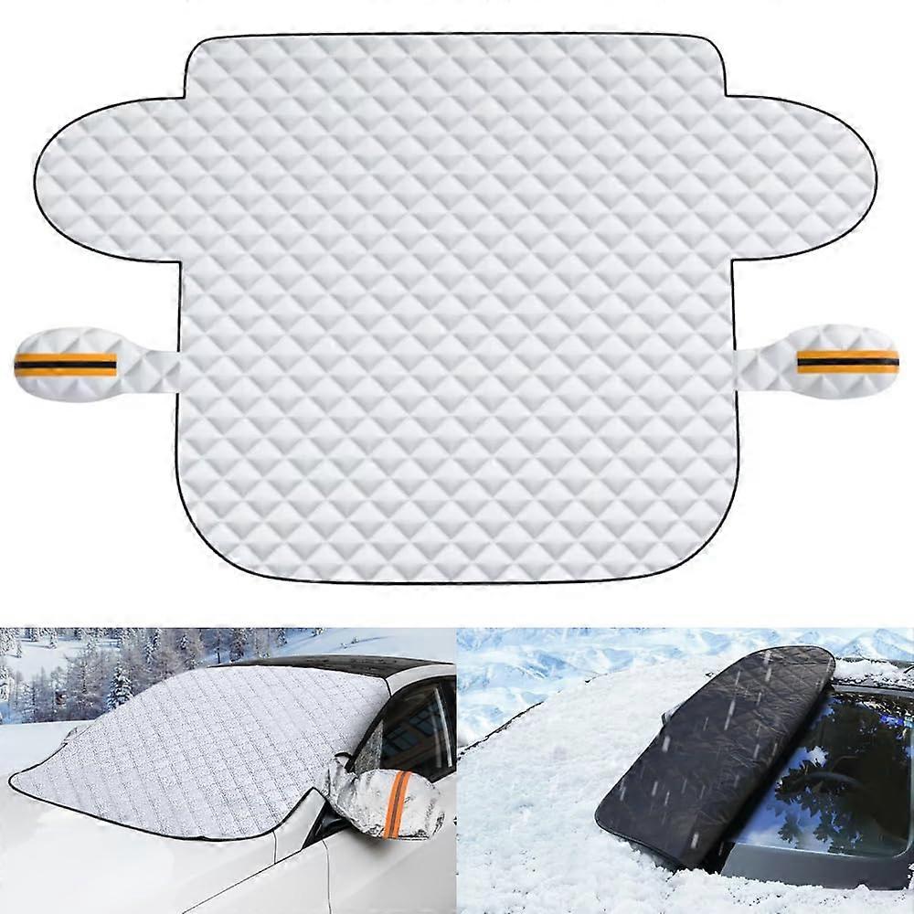Windscreen Cover for Renault Clio V/5 (2019 Onwards) Magnetic Winter Car Cover with Rear View Mirror Tarpaulin