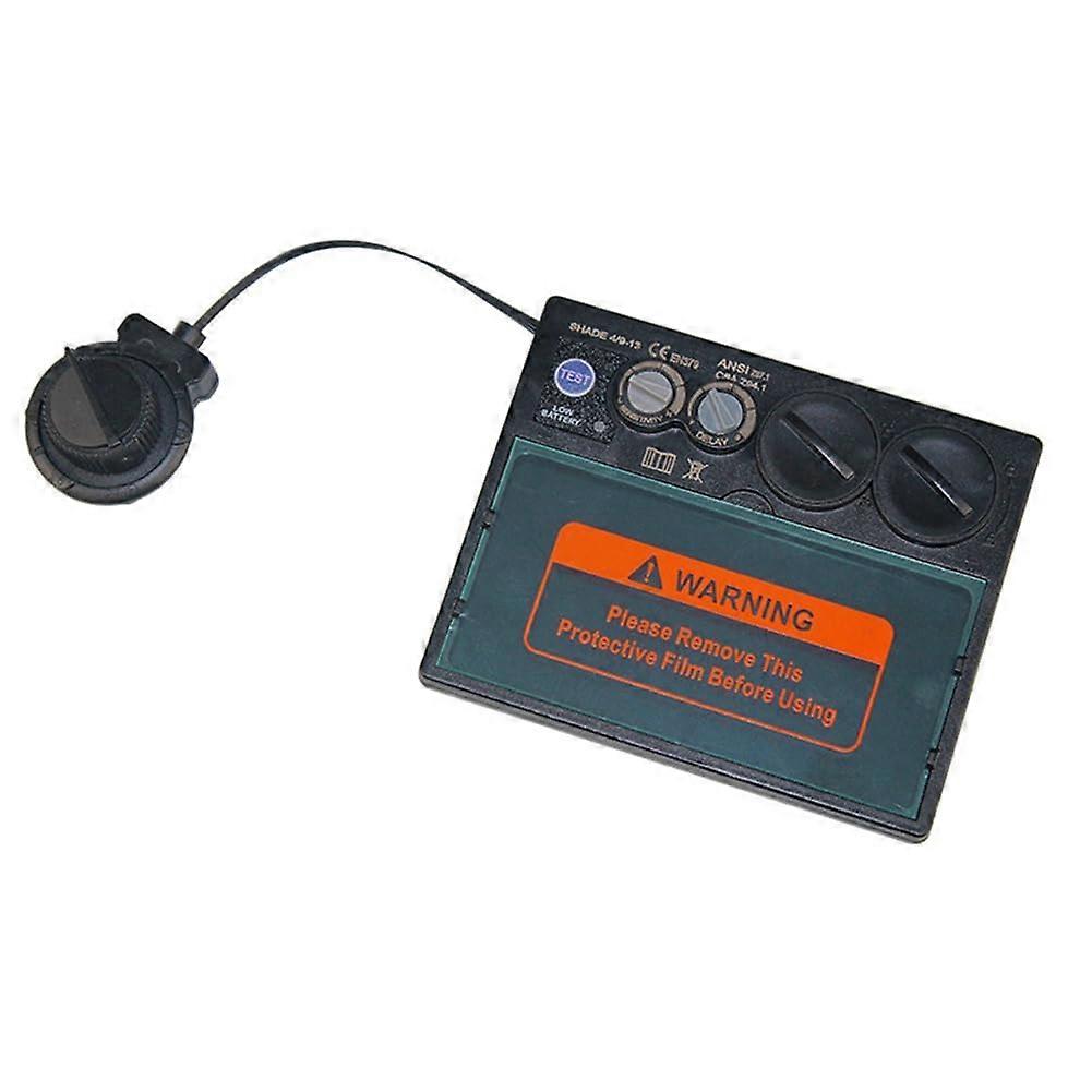 Solar Auto Darkening Welding Lens Replacement Filter Panel, 110mm x 90mm, Compatible with Various Welding Helmets
