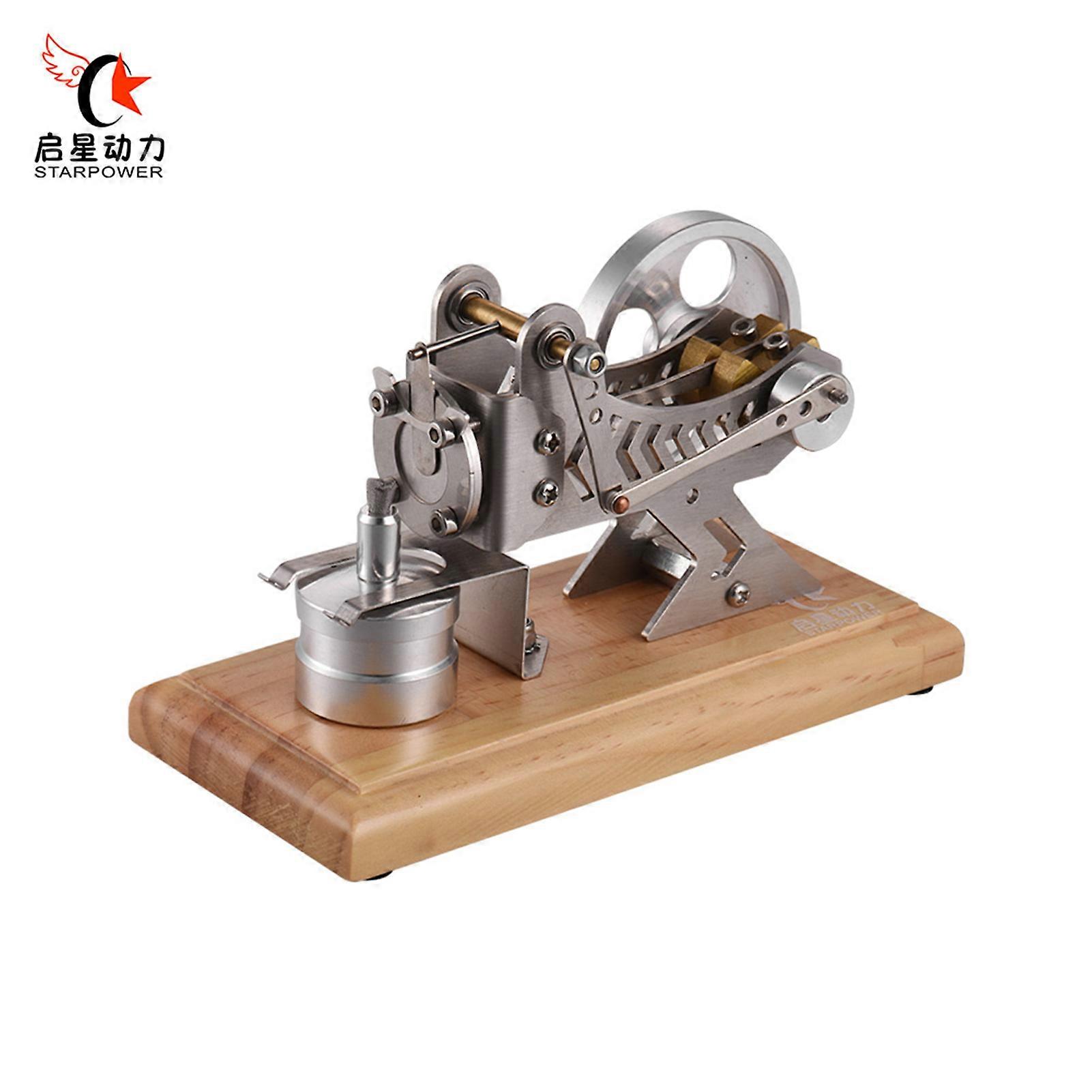 Stirling Engine Motor Model Educational Toy for Kids Science Experiment Vacuum Physics Learning Gift