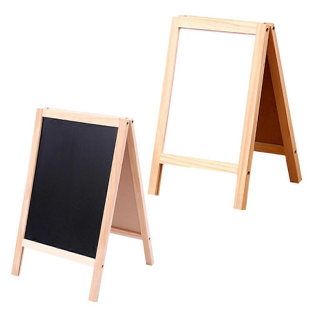 MultiColored Chalk Board Sign for Kids Writing Use, Stimulates Imagination, Wood Material, Small Size