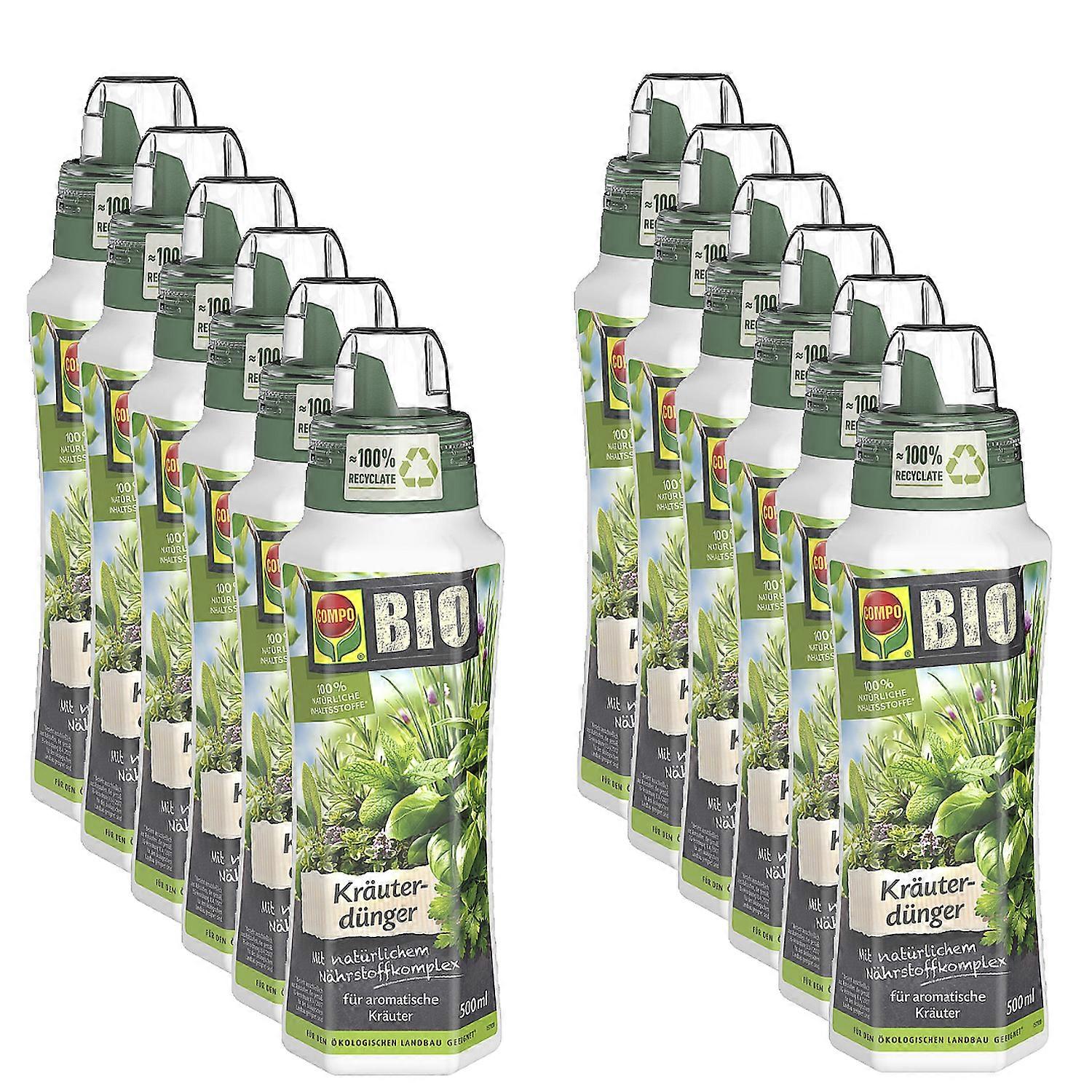 12 x COMPO BIO bitkisel gübre, 500 ml