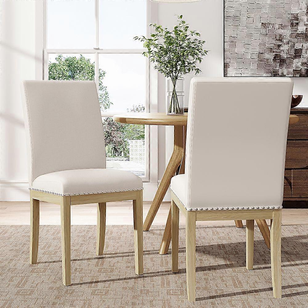 3Pcs Modern Upholstered Dining Chairs