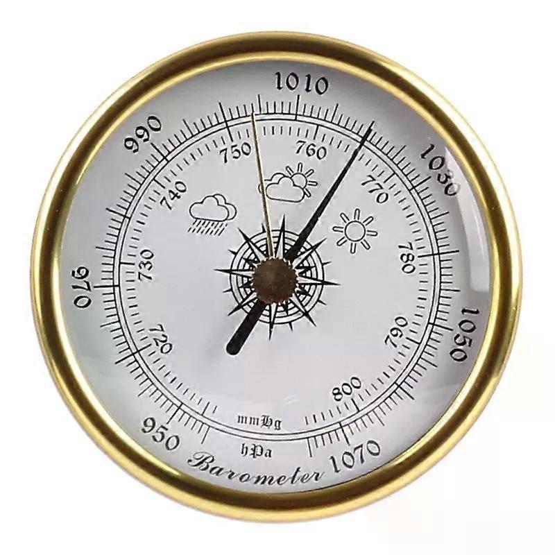High Dial Accuracy Barometer Type Weather Station Barometric Pressure Temperature Humidity Meter 72mm/2.83 Inch 40JE