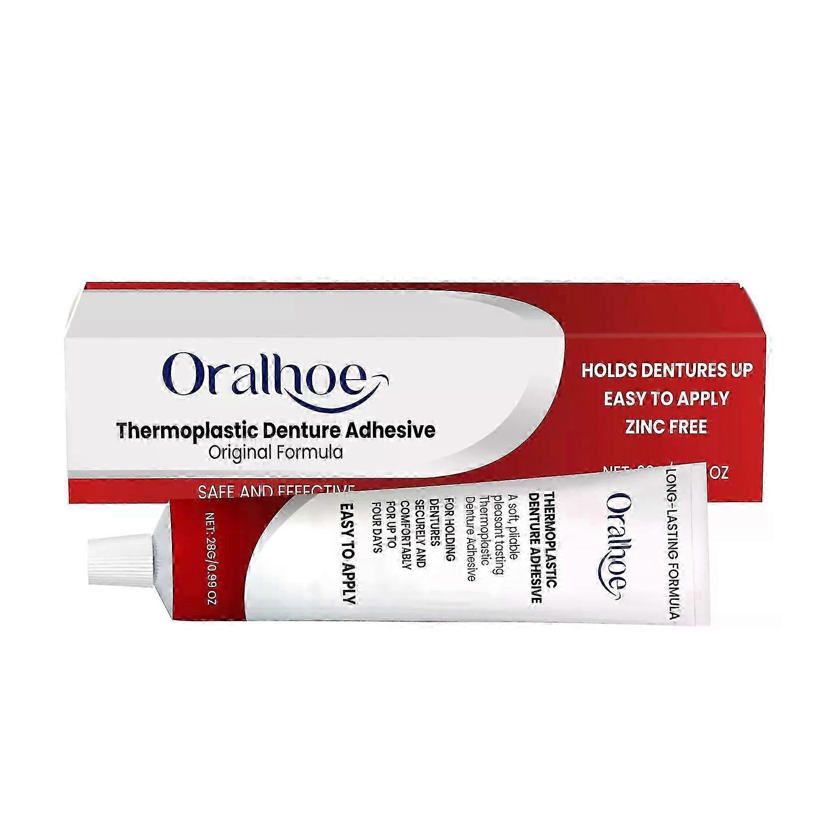Denture Adhesive, Thermoplastic Denture Adhesive, Comfortable, Secure Denture,Denture Fixing Adhesive Thermoplastic Fixing Dentures Modifies Teeth For