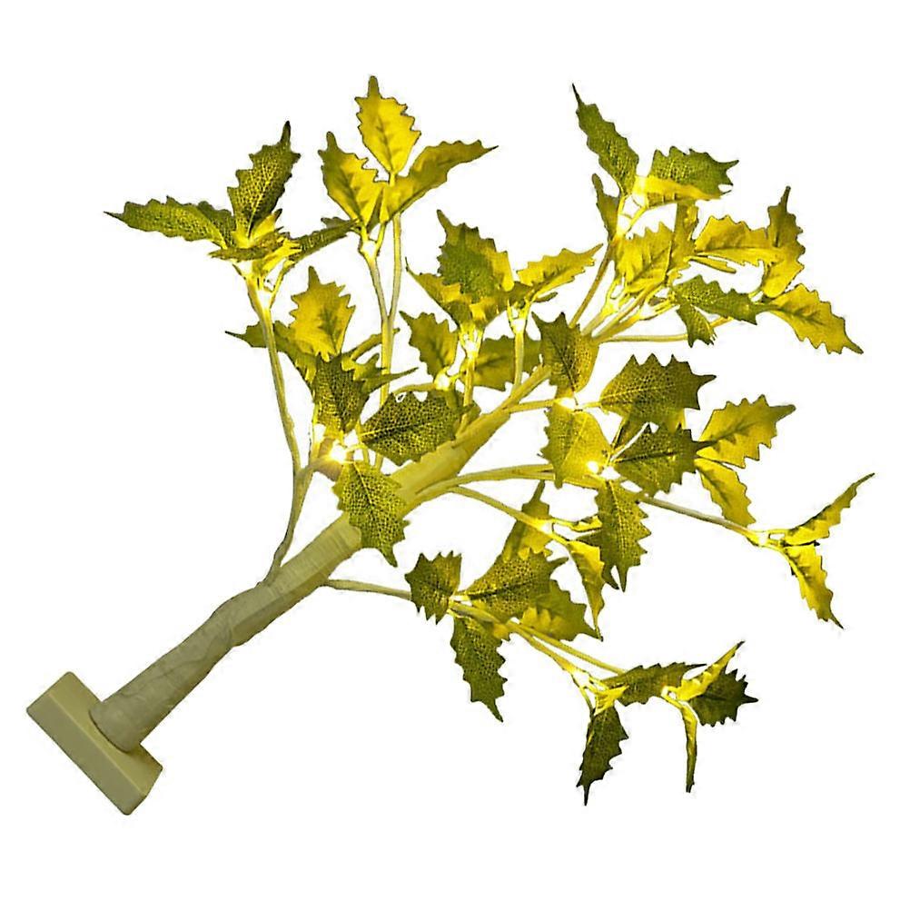 1pc Maple Tree Shaped 24LED Desktop Lamp Night Light Decorative Home Accent