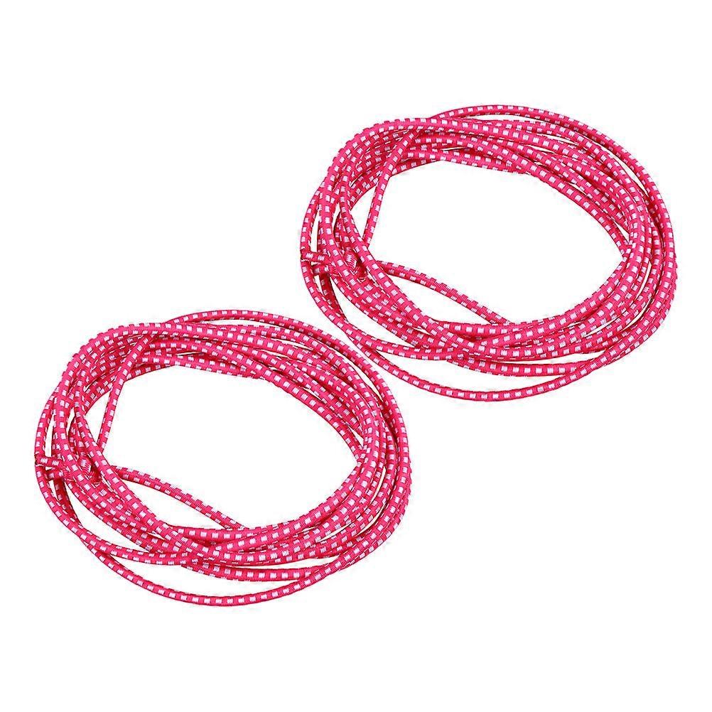 Jump Rope For Kids 2Pcs Elastic Band Toys Designed For Skipping And Jump Rope Training With A Pink