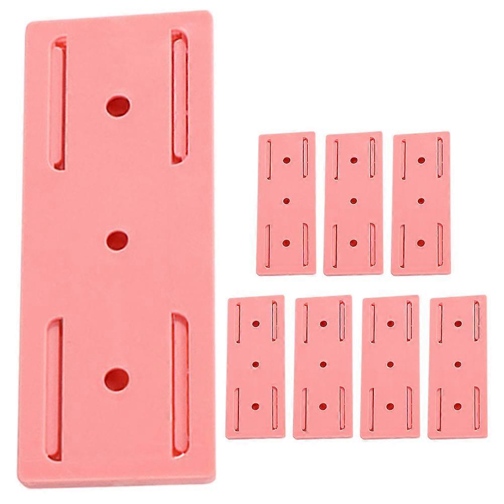 Selbstklebender Steckerhalter 8Set Steckdosenleiste Halterung für Bürobedarf Essential Desk Setup ABS Material