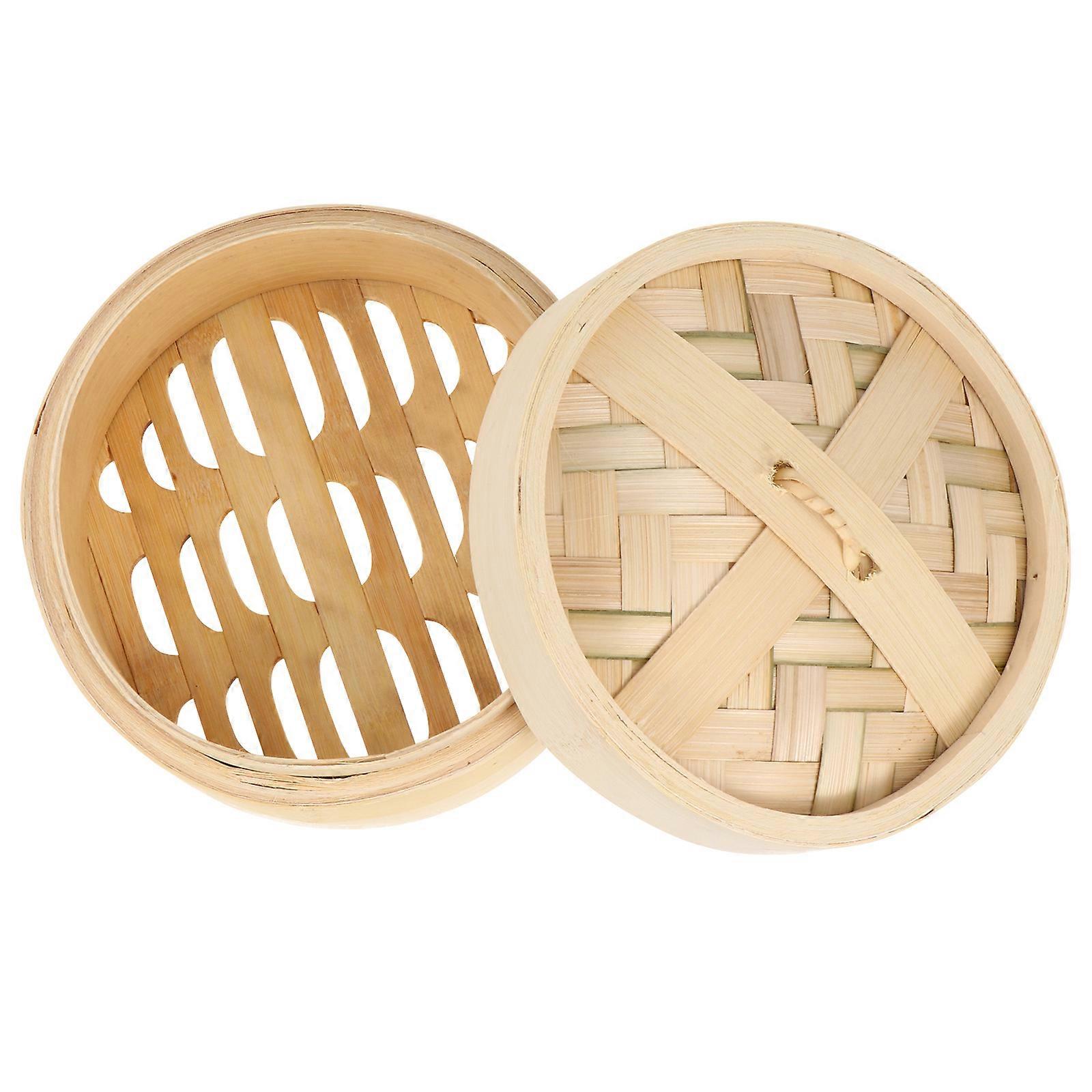 Kitchen Steamer Made of Synthetic Material for Storage Use Beige Color Perfect for Rice Eggs Potatoes Corn 1 Set