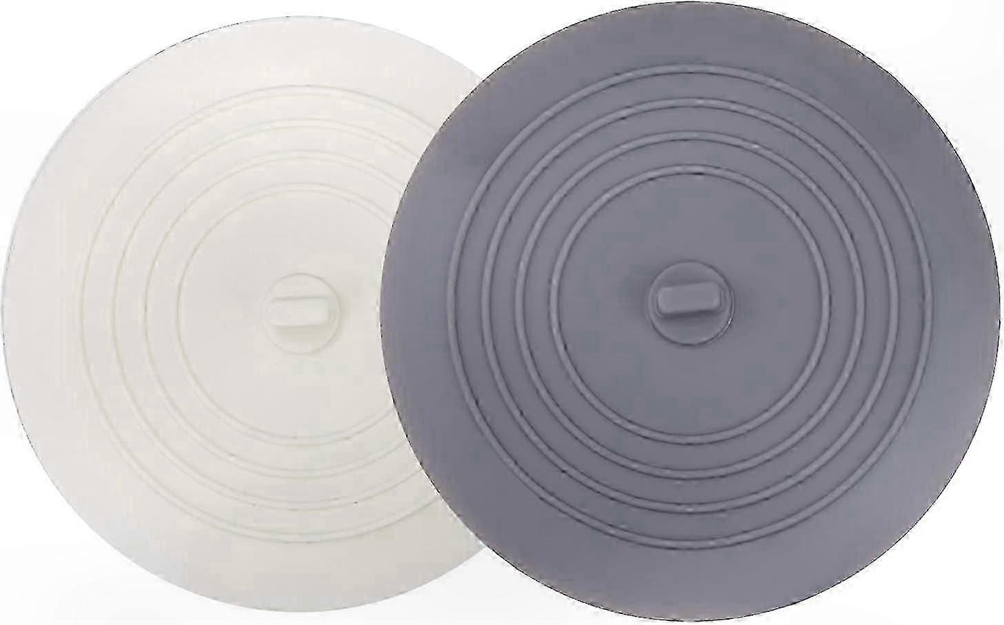 2er-Pack Wannenstopfen, 6 Zoll großer Silikon-Abflussstopfen