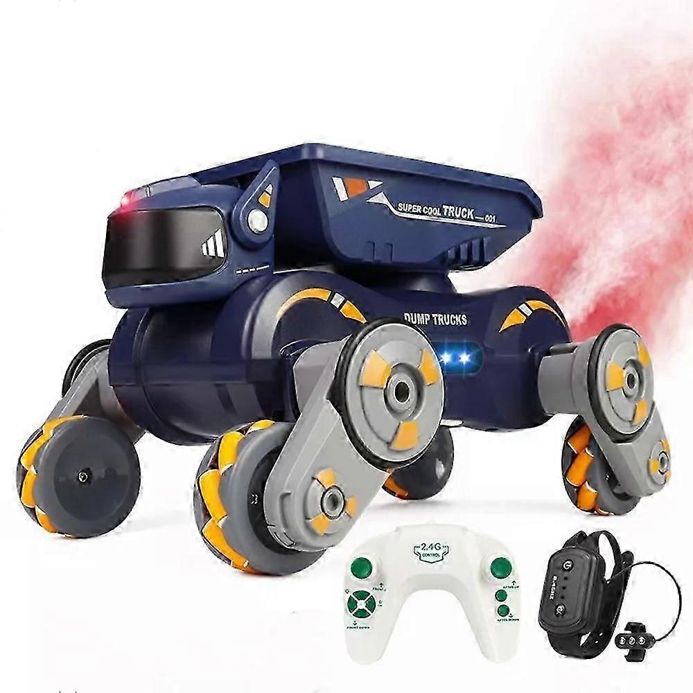 Multifunctional Stunt Mechanical Dog Car Toy, 6WD Gesture Sensing Remote Control