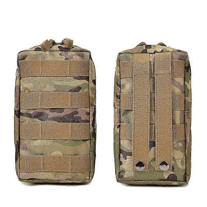 Globa Shop Molle Pouch Waist Bag Edc Pouches Waterproof Belt Pouch  light khaki