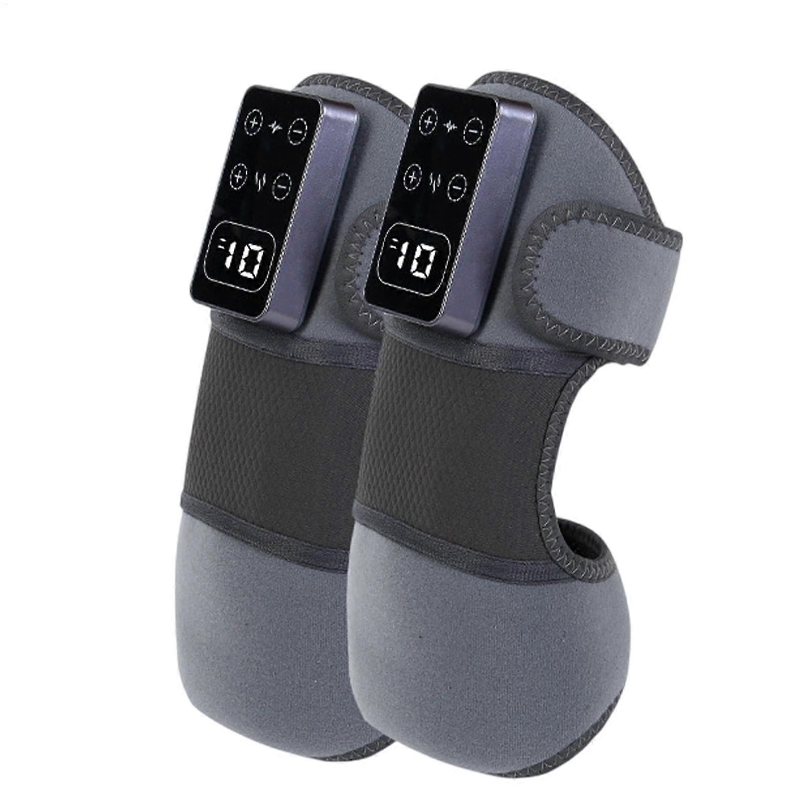 Knee Massager Electric Heating Pad with 3 Vibration Modes and 5 Heat Settings for Elbows, Calves, Arms, Shoulders