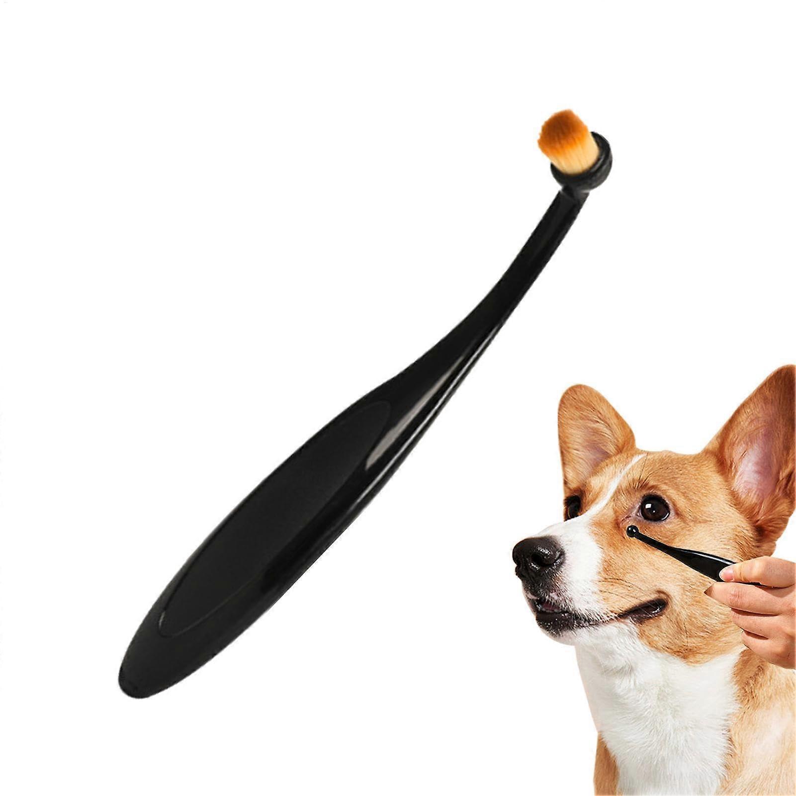 Dog Eye Tear Comb, Tear Stain Remover For Dogs And Pets, Ergonomic Handle Grooming Tool, Soft Bristle Design