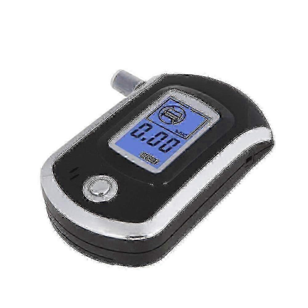 High Accuracy Digital Breath Alcohol Tester & Analyzer for Police Use, Professional Breathalyzer Detector with LCD Display, Model AT-6000 Alcohol Mete