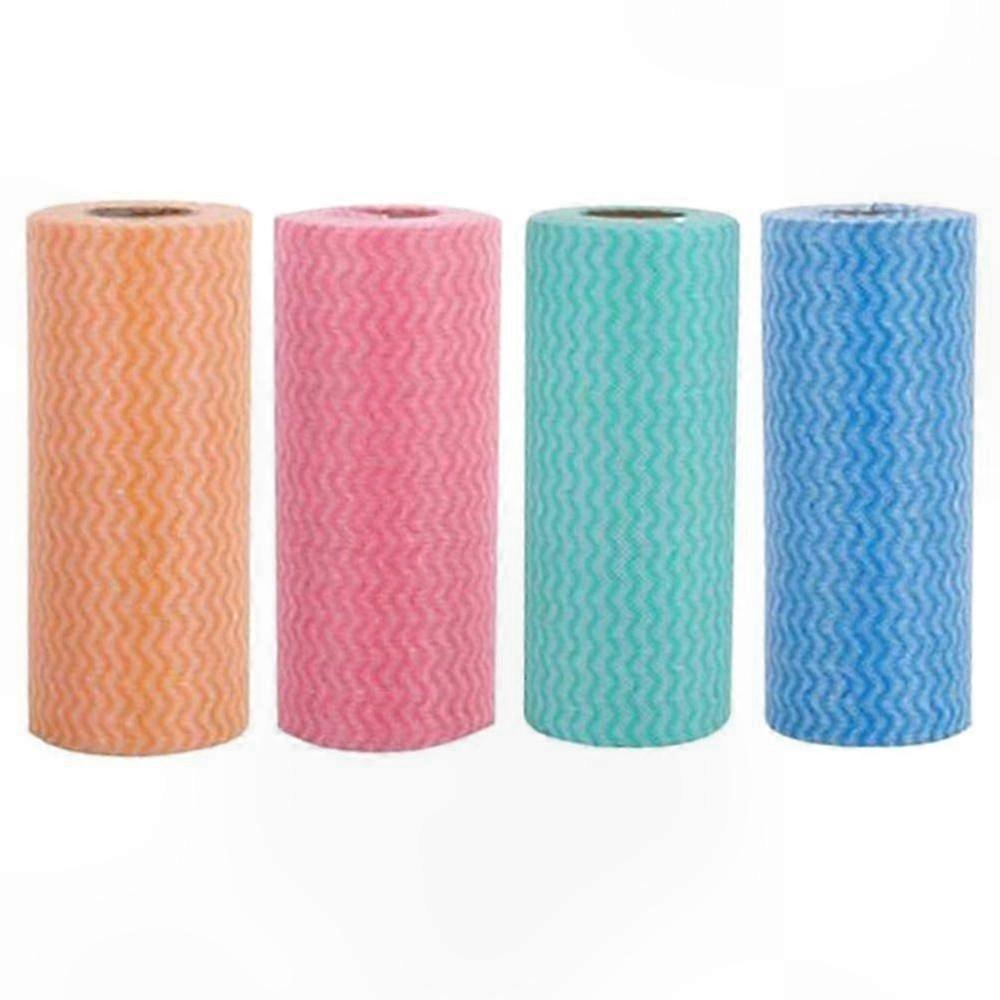 200-Pack Reusable Cleaning Cloths, Multi-Purpose Non-Woven Towels for Kitchen and Tableware Use