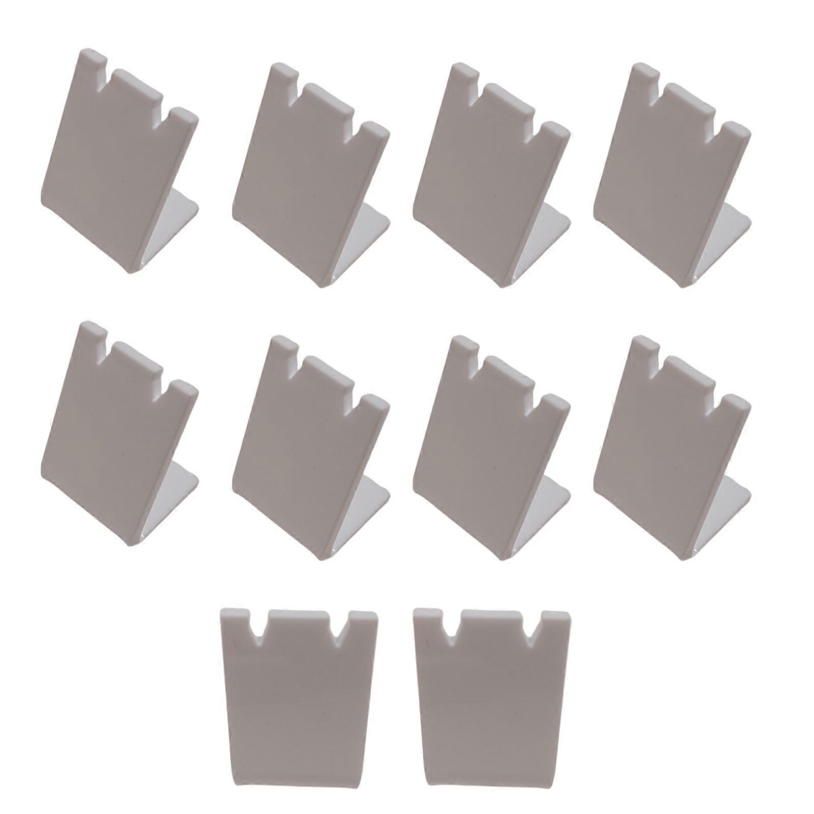 10pcs σαφές ακρυλικό σκουλαρίκι στάσεις για κομψές βιτρίνες κοσμημάτων και λύση αποθήκευσης Αξεσουάρ κοσμημάτων καθημερινής χρήσης πολύχρωμο