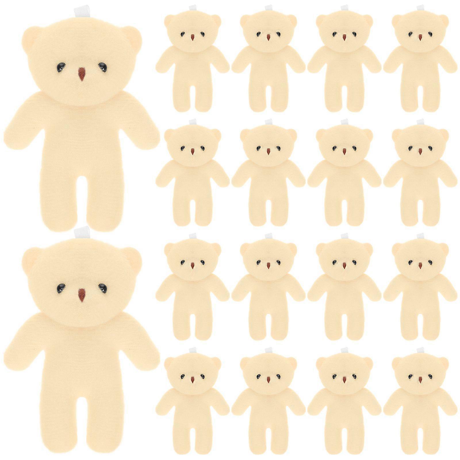 18Pcs Decorative Bear Figurines Adorable Tiny Bears Multi-function Bear Decors