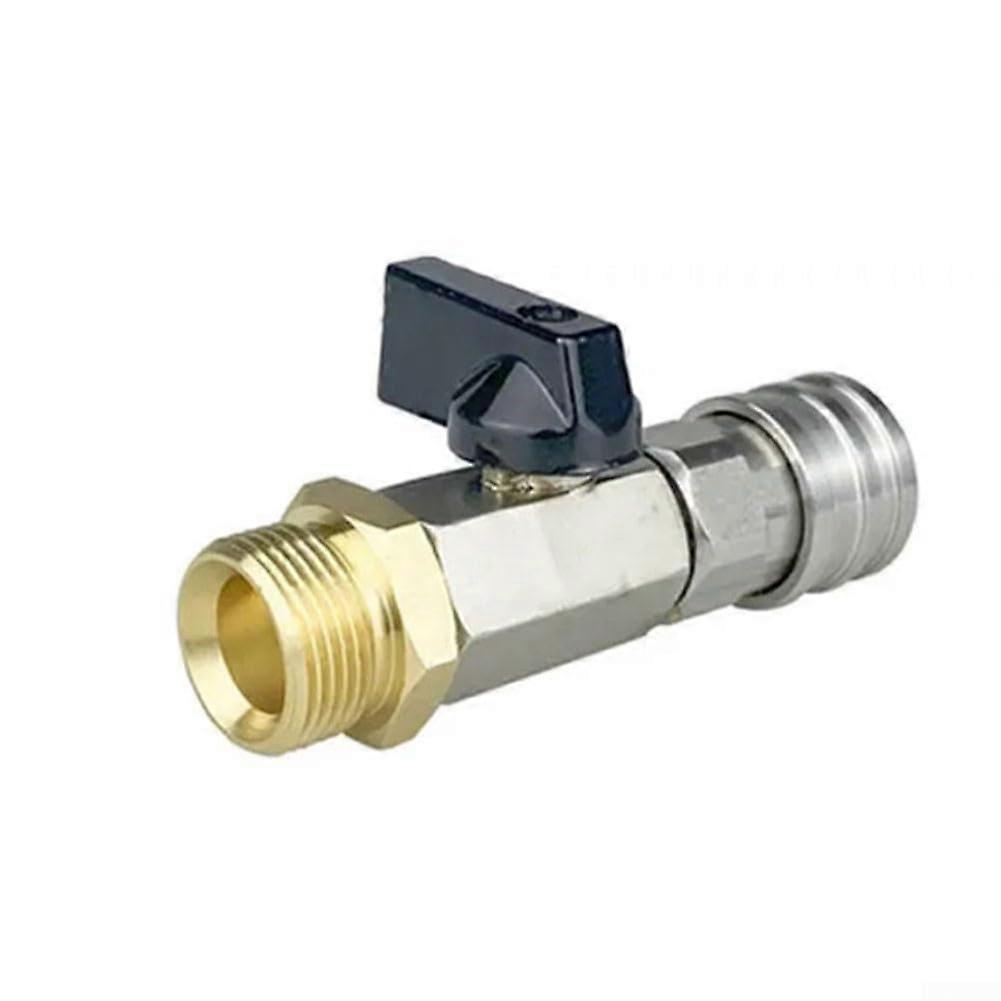 14inch quick connector pressure washer ball valve hose switch M2214 for easy water flow control.
