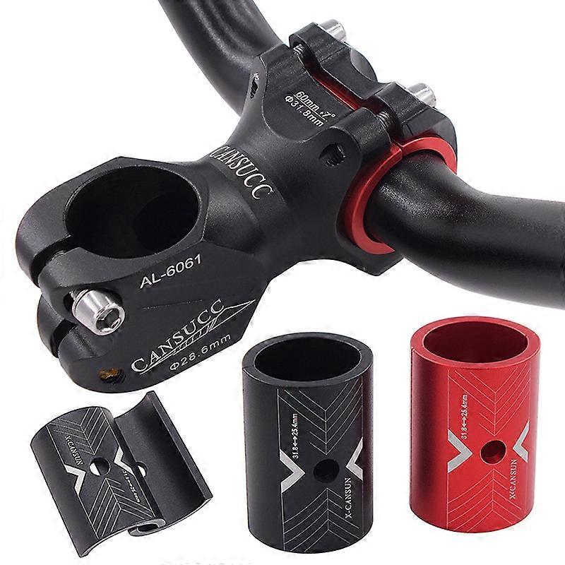 Mountain bike handlebar diameter-changing sleeves, made of aluminum alloy, suitable for converting 25.4 to 31.8, for bicycle modification