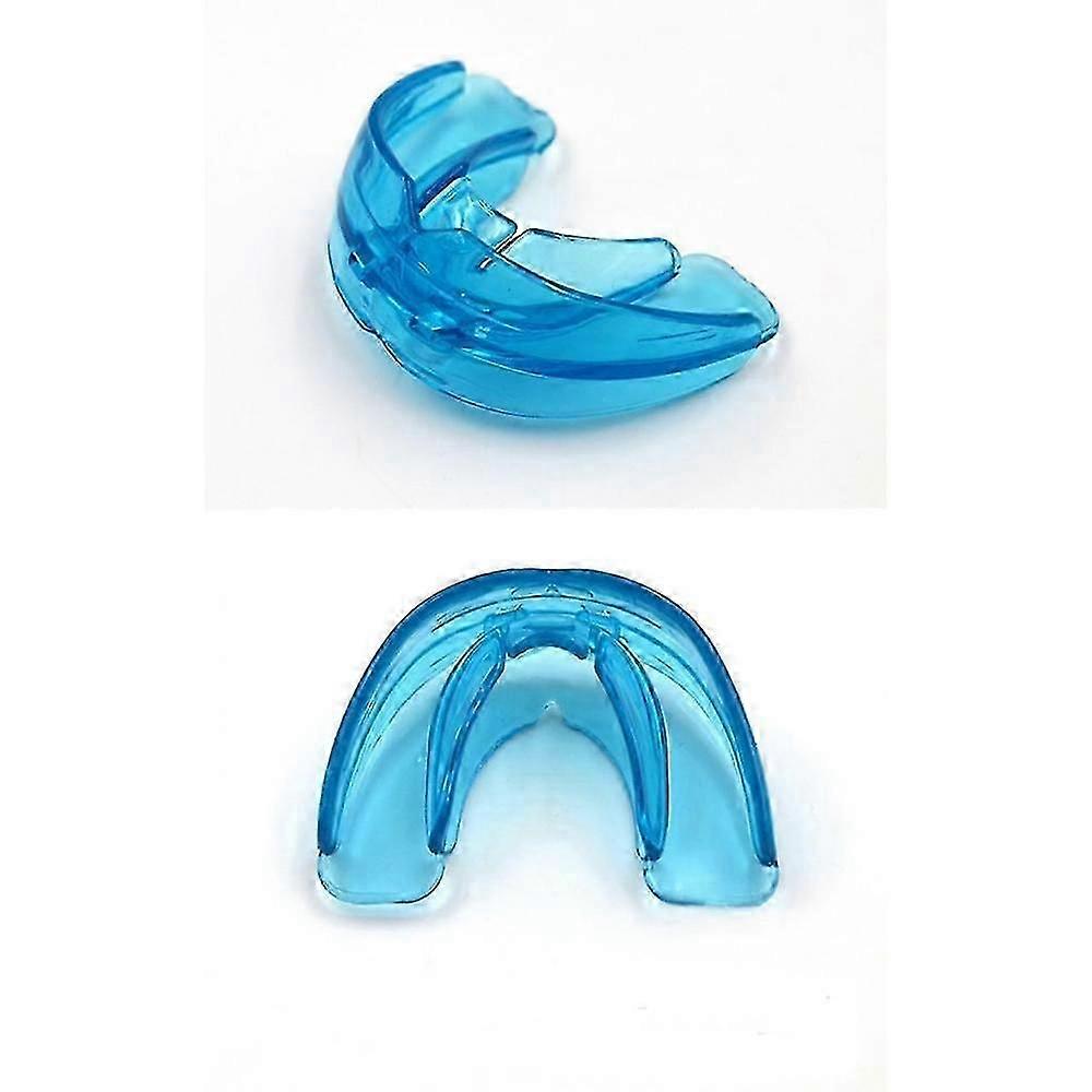 2 pezzi di protezione per la bocca a doppia bretelle. Protezione dei denti superiori e inferiori. Paradenti No Boil / Instant Fit. Per Giovani, Adolescenti, Bambini E Adul