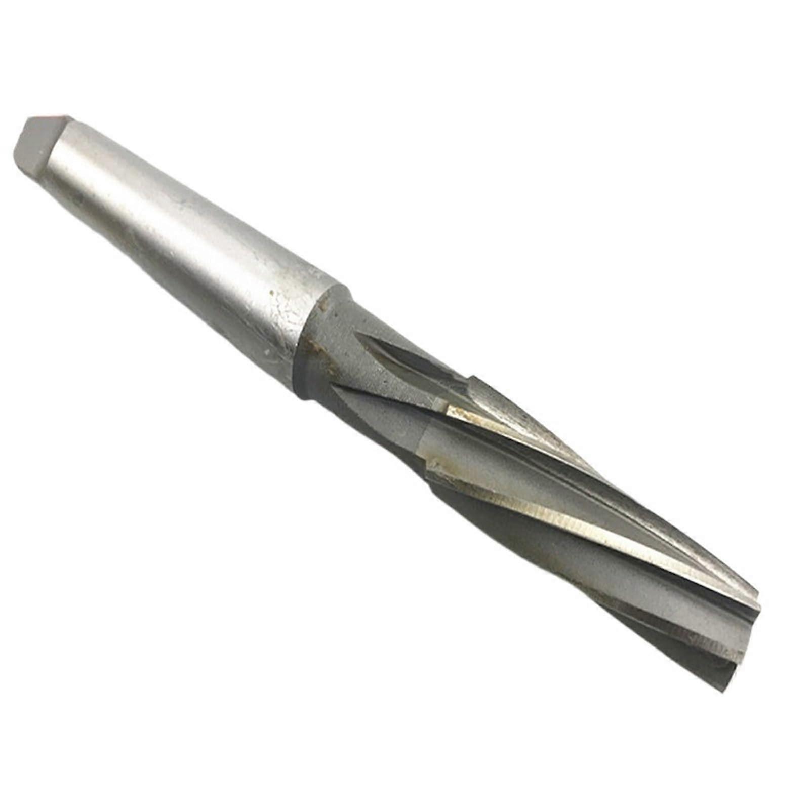 8–38 mm HSS Spiral Flute Reamer 1:10 Morse Taper with 30 mm Cutting Length for Precision Machining