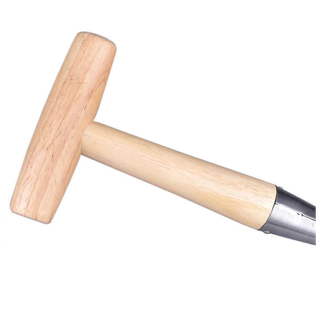 Garden Dibber Ergonomic Planting Tool for Easy Seed Sowing and Transplanting Wooden Finish 1 Piece