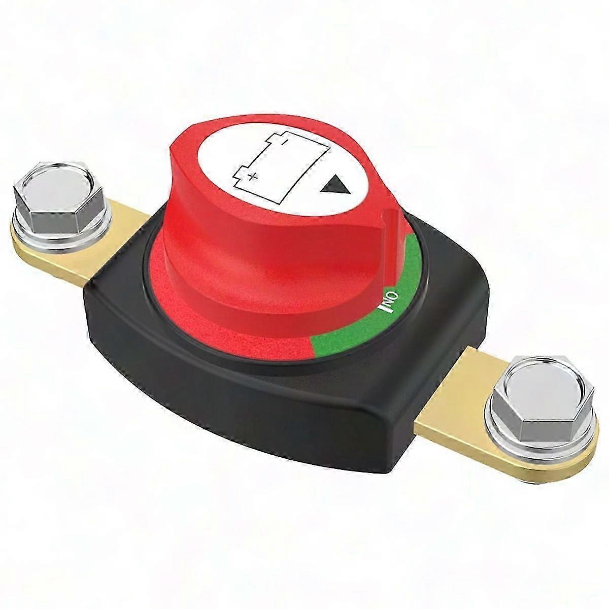 Heavy Duty 12-48V Battery Cut Off Switch for Car RV, Side Post Battery Disconnect On/Off Switch