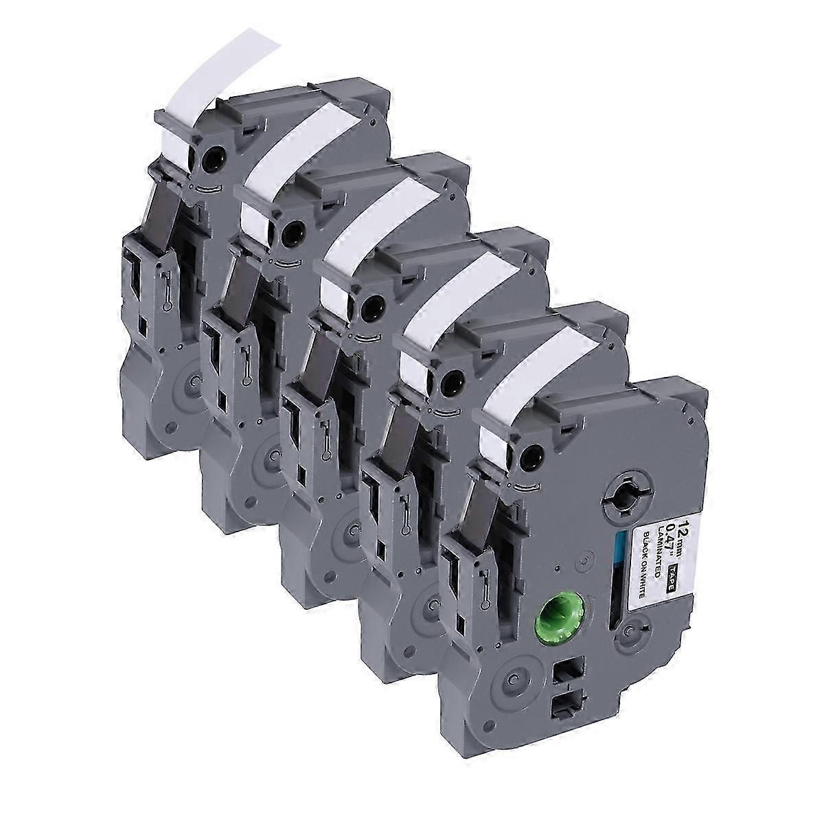 suitable for tze-231 5-pack laminated label maker tape for pt d200 d210 h100