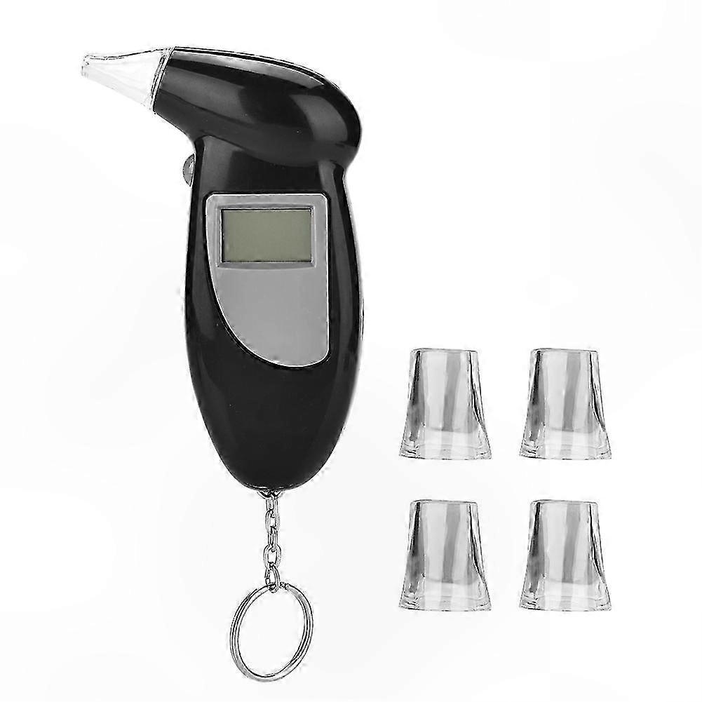 Professional Alcohol Breath Tester with LCD Display and Lie Detection Feature No Backlight