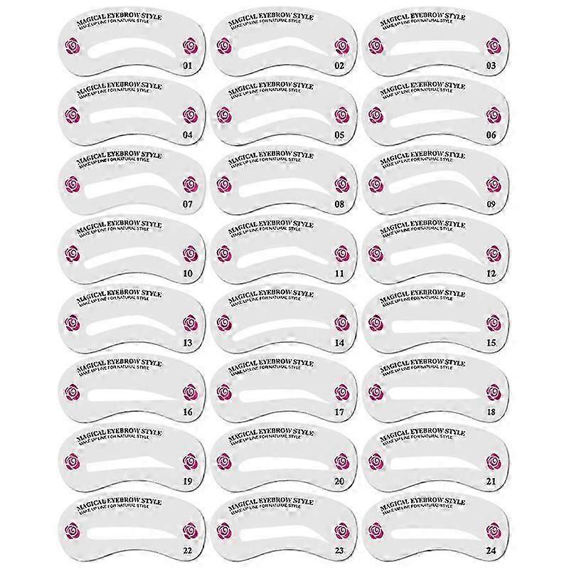Eyebrow Shaping Tablets - 24 Pieces, White
