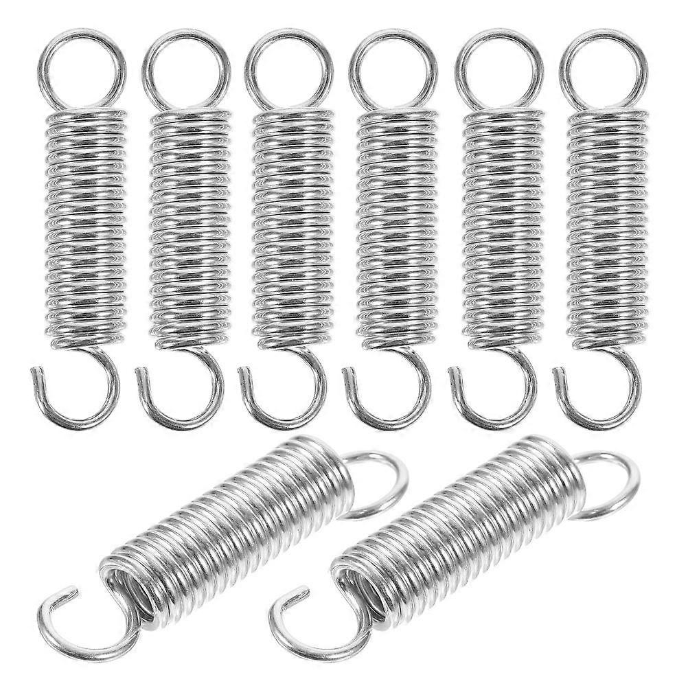 8pcs Ressort comprimé étendu Petit ressort avec Crochet Fin Ressort De Compression