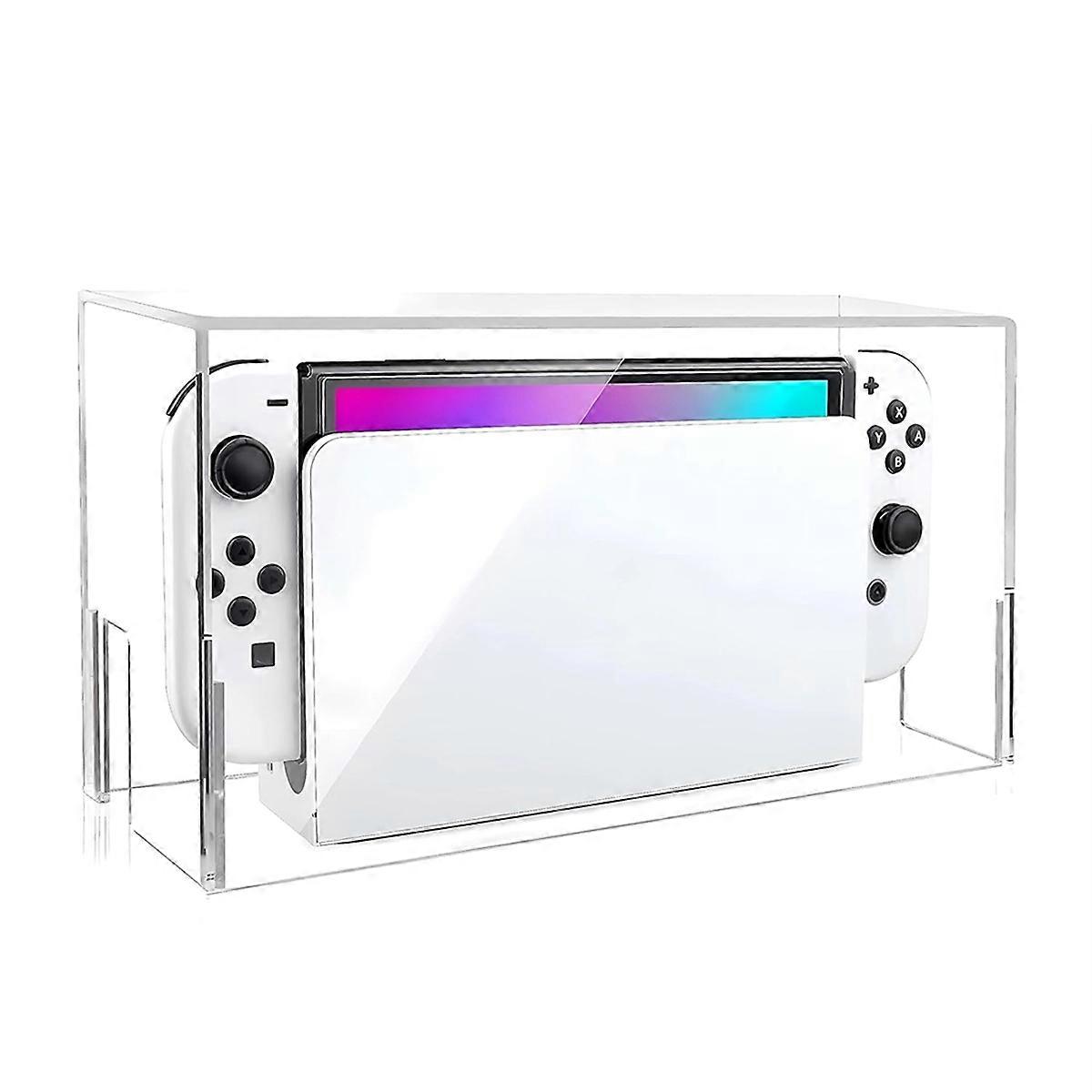 Clear Dust Display Box Cover for Switch/OLED Dock (Only Cover)
