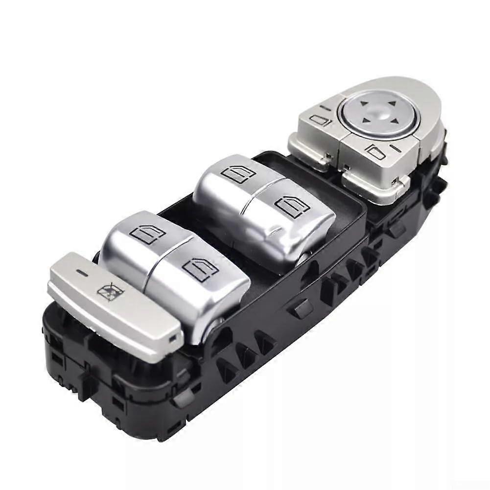 OEM Driver Side Window Switch A2139050000 for Mercedes For Benz with LED Light, Front Left Placement (Black) Ref: 4609