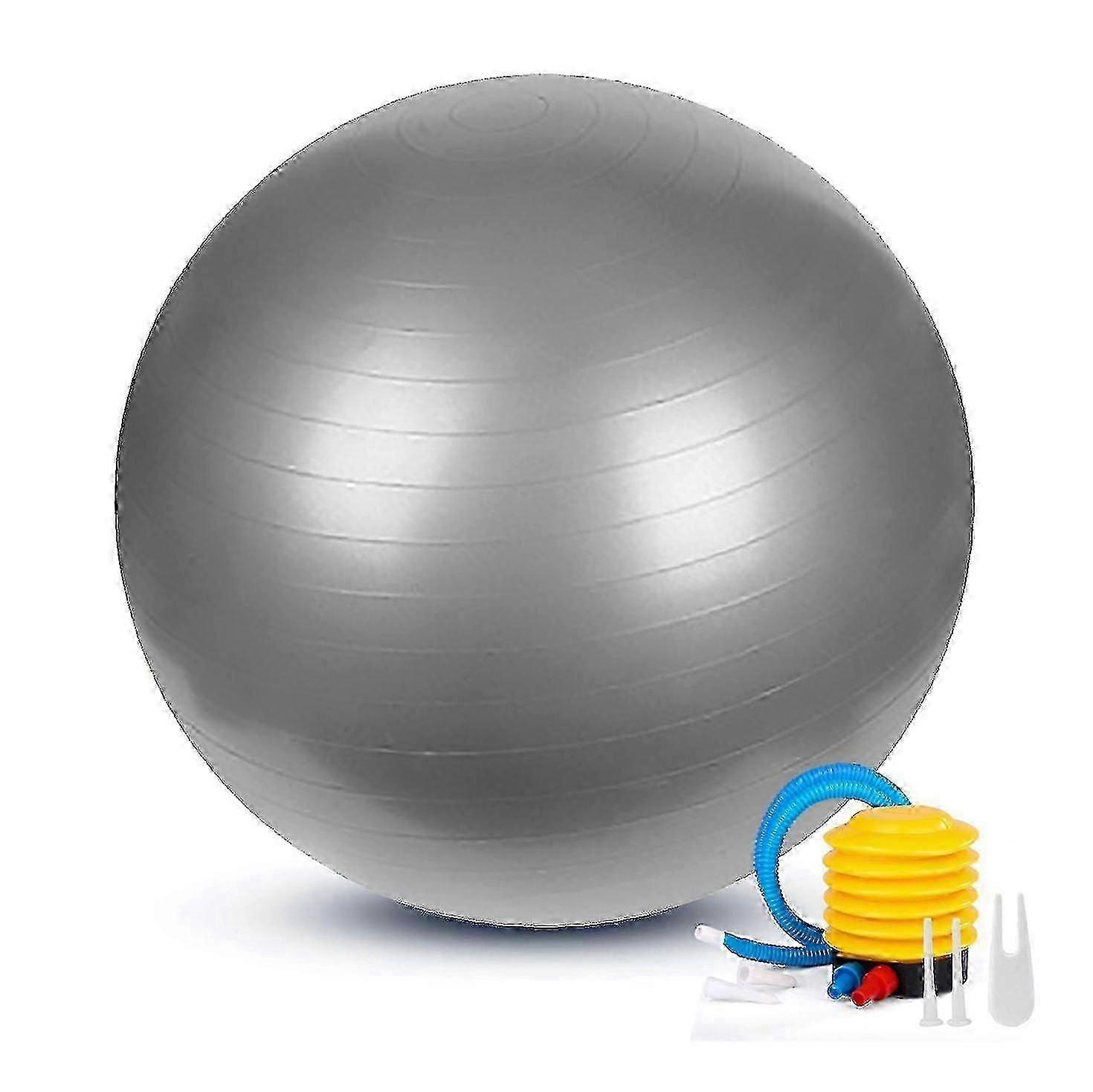 Bola de ginástica para exercícios de ioga, pilates e parto com bomba