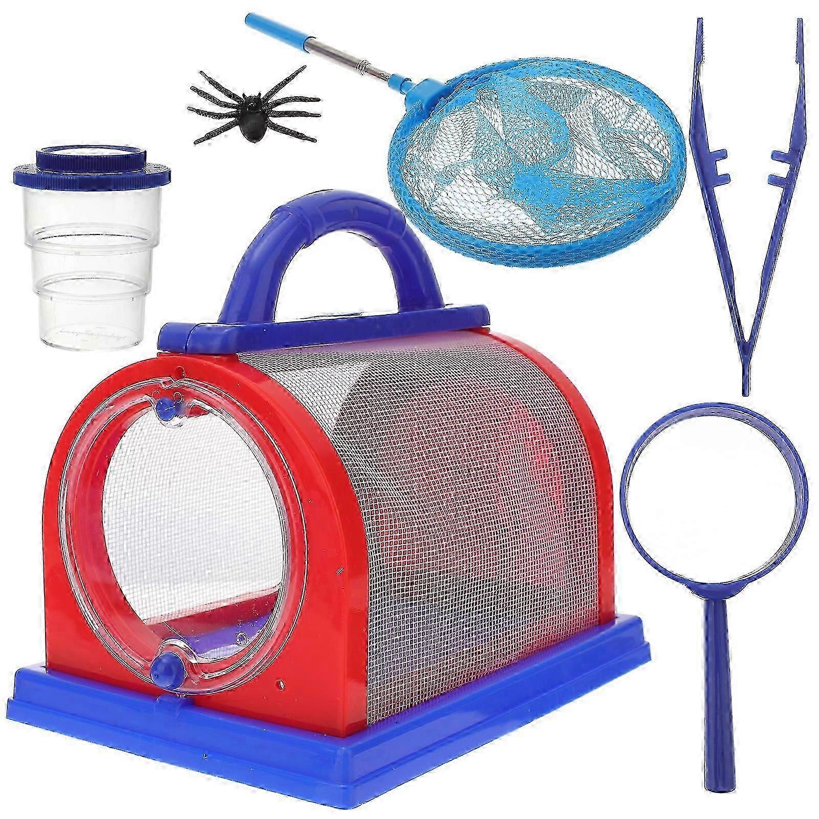 1 Set insecte prinderea net insecte observarea cușcă în aer liber Explorer Bug Catcher