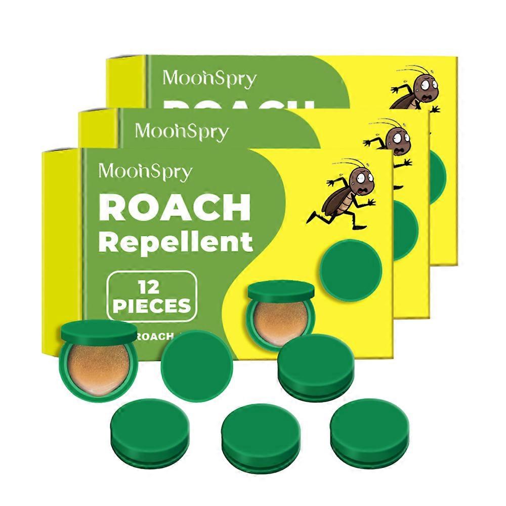 3boxes Cockroach Bait Stations Pest Killer With Plunger Tip For Floor Kitchen Non-toxic Cockroach Repellent