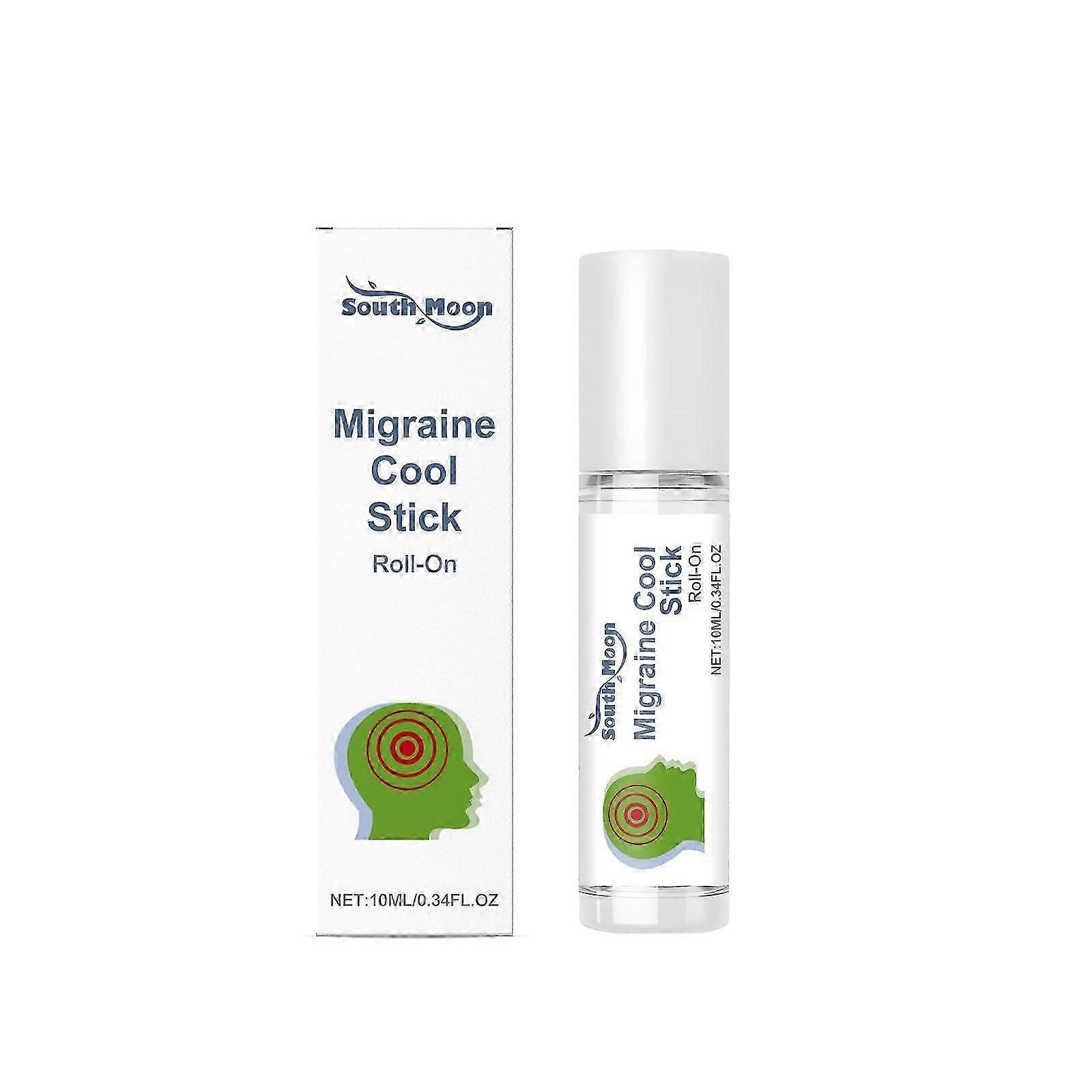 Roll On Peppermint Oil, Peppermint Oil To Relieve Dizziness On The Skin, Migraine Cool Stick Roll-On, Energy Against Motion Sickness