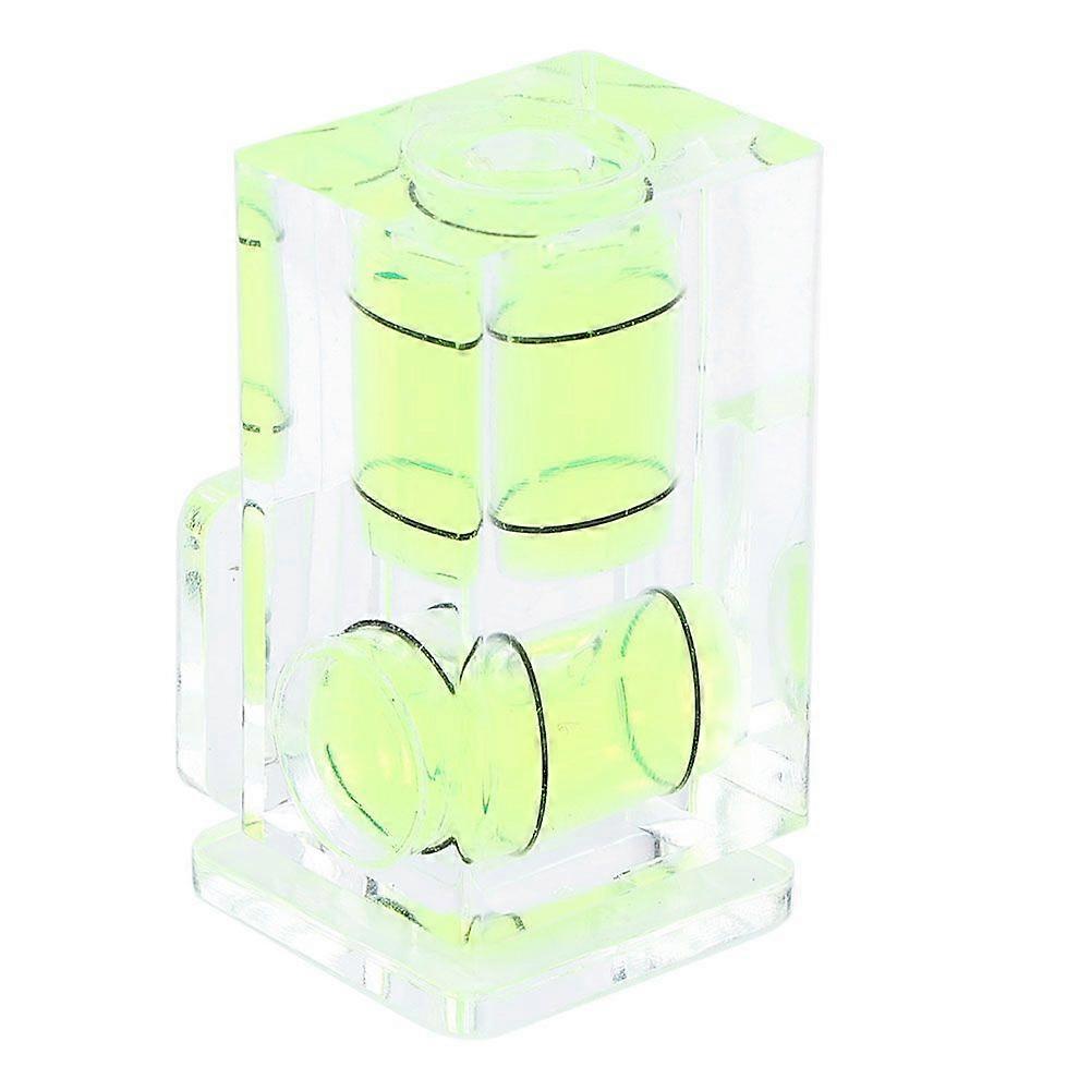 Plastic Two Dimensional Small Hot Shoe Protector Cover Bubble Level for Universal SLR Camera